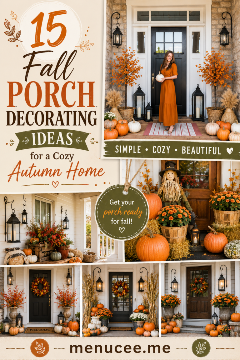 15 Fall Porch Decorating Ideas for a Cozy Autumn Home